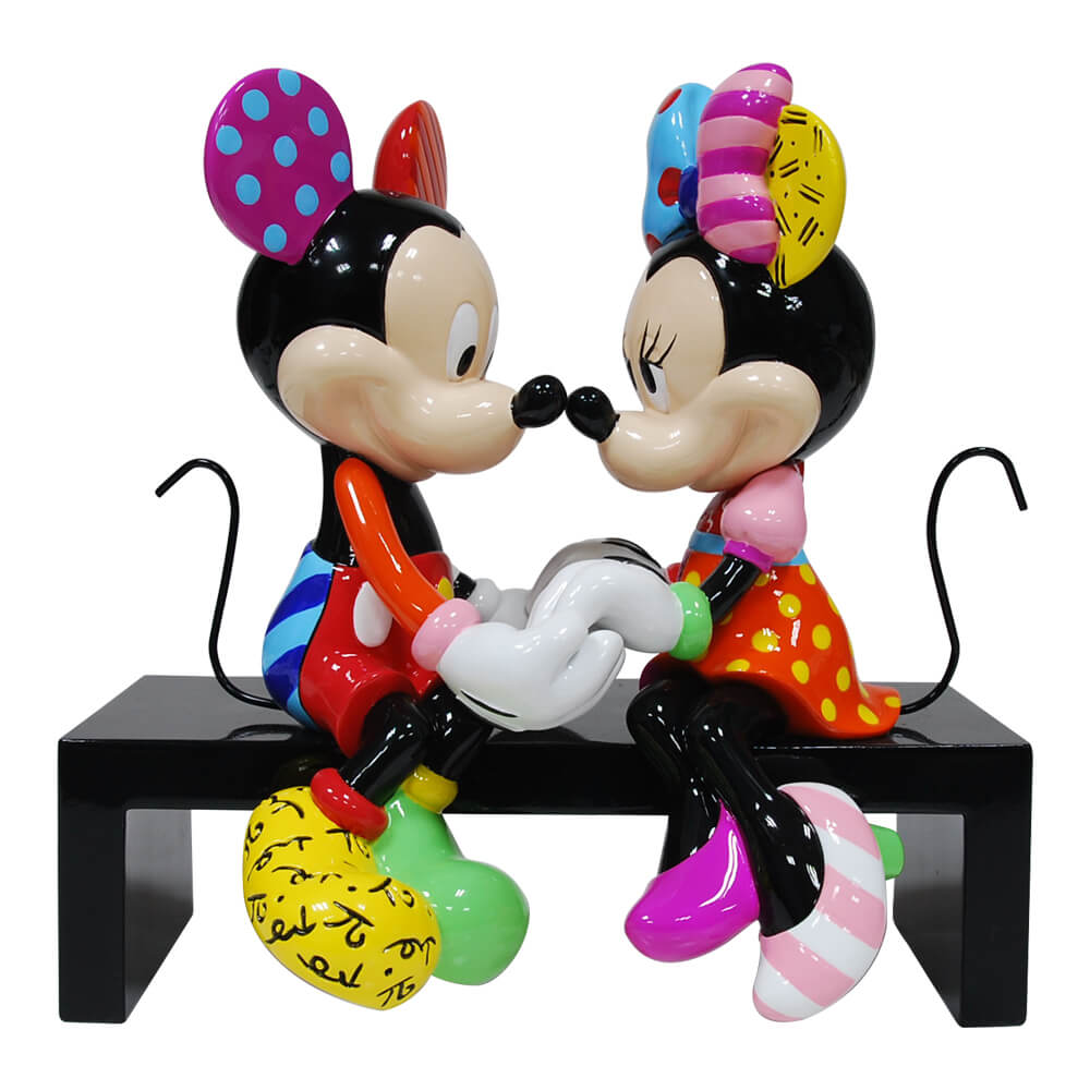 Disney Britto Mickey & Minnie Love Seat