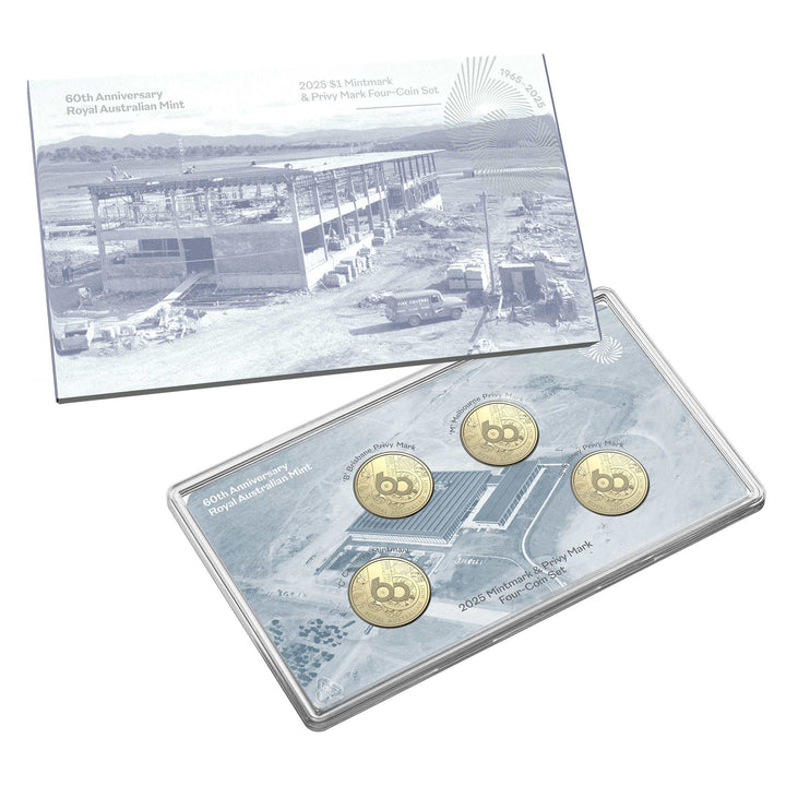 Coin 60Th Anniversary Of Royal Australian Mint 4 Coin Set