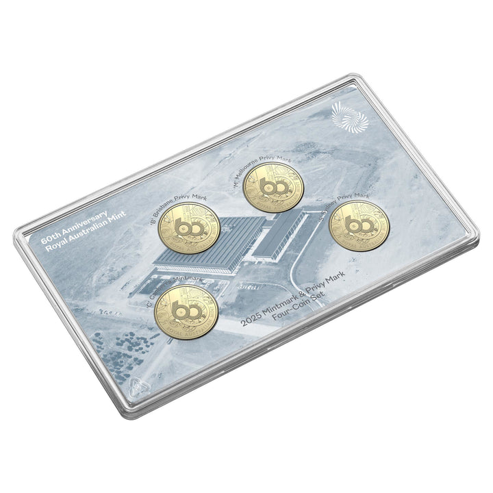 Coin 60Th Anniversary Of Royal Australian Mint 4 Coin Set