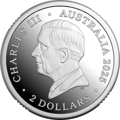Coin 2025 $2 Torres Strait Island Flag Ag Proof