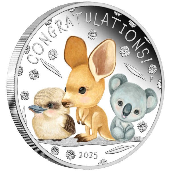 Coin 2025 Newborn Half Oz Ag