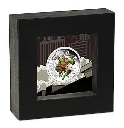 Coin Tmnt Michelangelo 1 Oz Ag Proof Colour