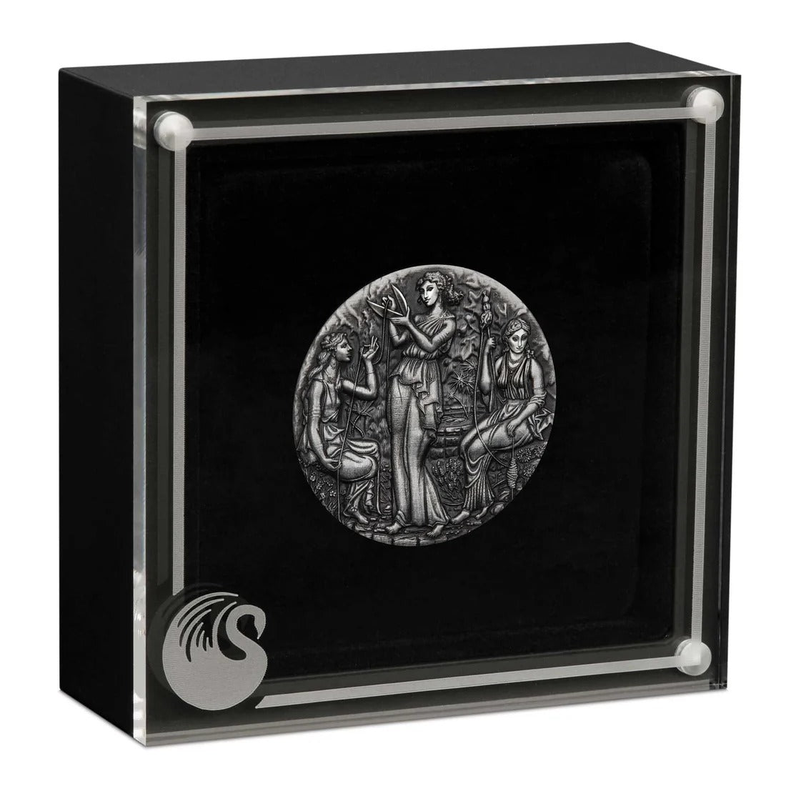 Coin $2 The Moirai Antiquated Silver