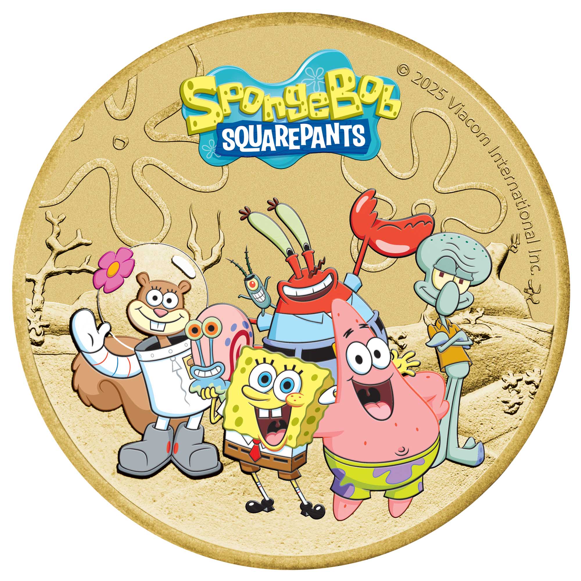 Coin 2025 $1 Spongbob Square Pants Coin & Card