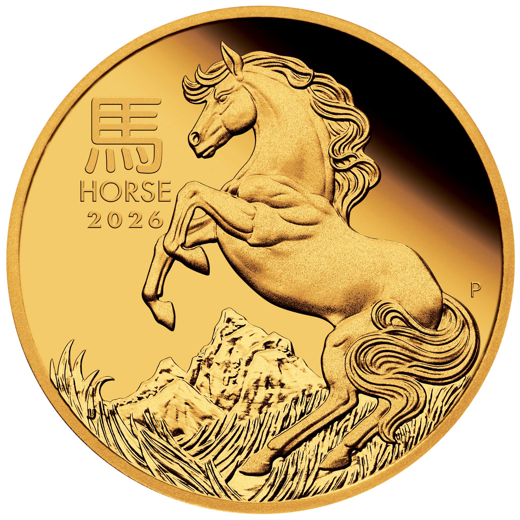 Coin 2026 Yot Horse 1/10 Oz Au Proof
