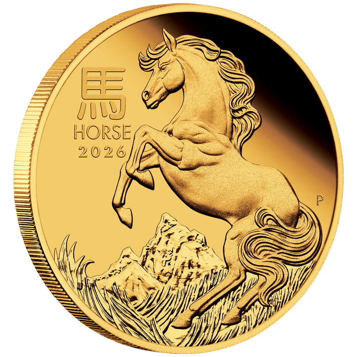 Coin 2026 Yot Horse 1/4Oz Au Proof