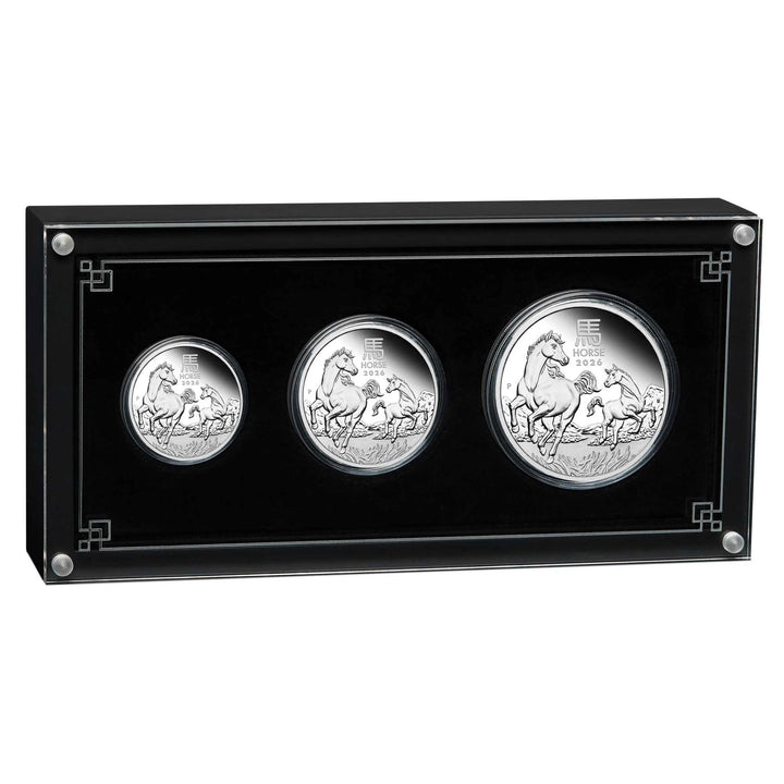 Coin 2026 Yot Horse Ag 3 Coin Set