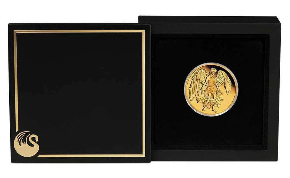 Coin 2025 1 Oz Au 80Th Anniversary Ww2 Winged Victory