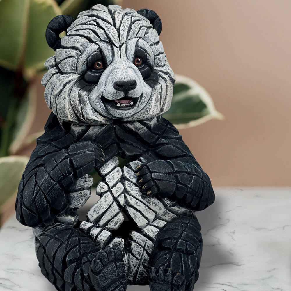 Edge Sculpture - Panda Cub 23cm