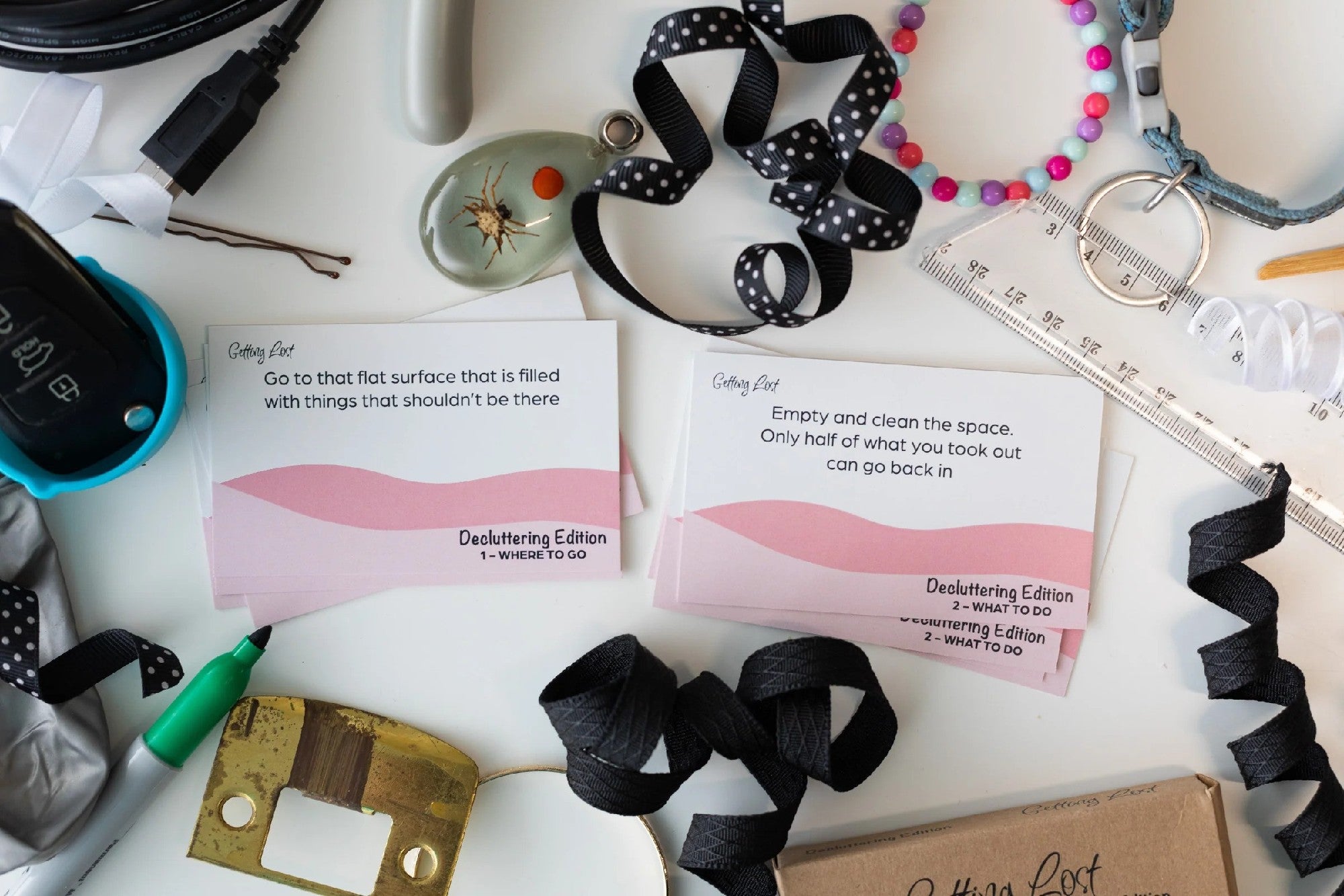Getting Lost Cards - Decluttering