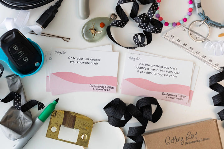 Getting Lost Cards - Decluttering
