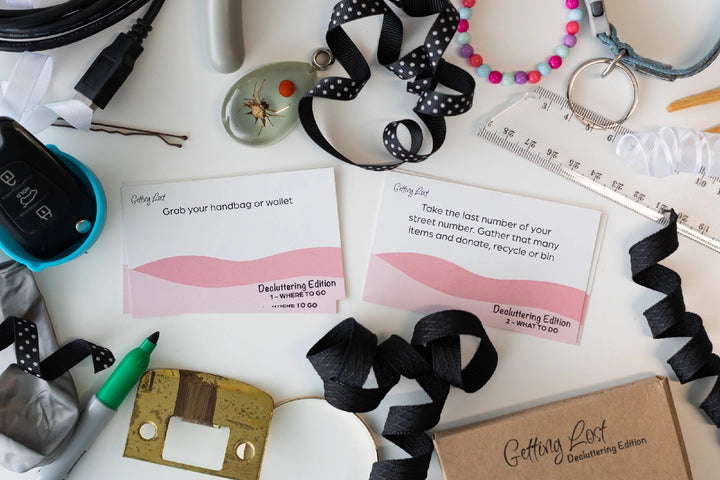 Getting Lost Cards - Decluttering