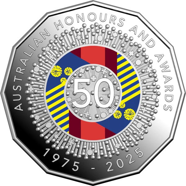 Coin 50 Years Australian Honour System 6 Coin Set Uncirculated