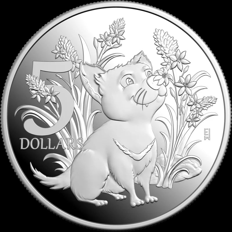 2026 Aussie Bubs - $5 1Oz Silver Proof Coin