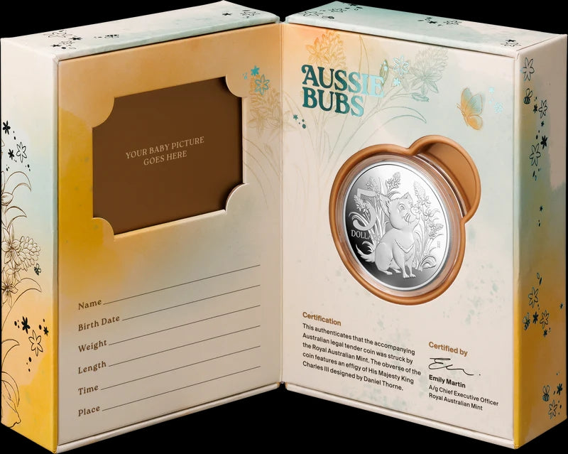 2026 Aussie Bubs - $5 1Oz Silver Proof Coin