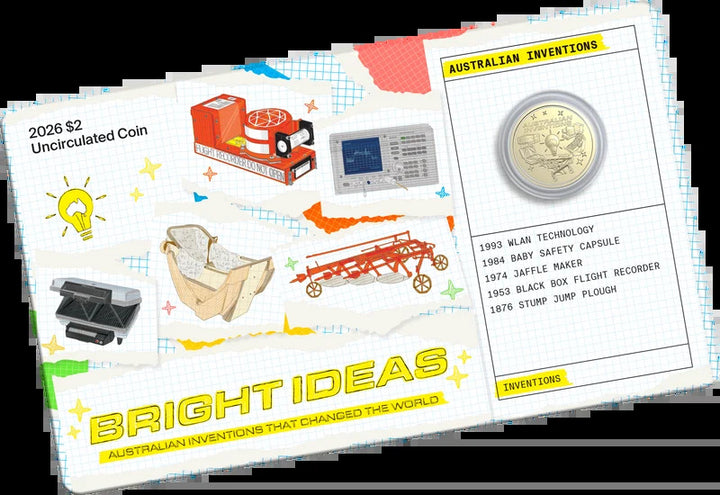 2026 BRIGHT IDEAS $2 UNCIRCULATED COIN IN CARD