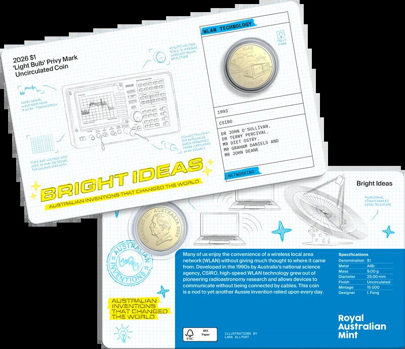 2026 BRIGHT IDEAS 7 COIN BOX SET