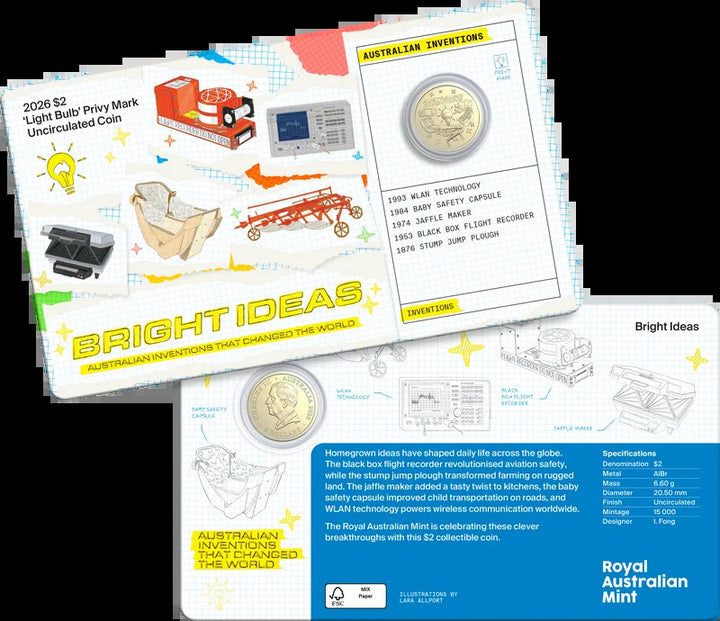 2026 BRIGHT IDEAS 7 COIN BOX SET