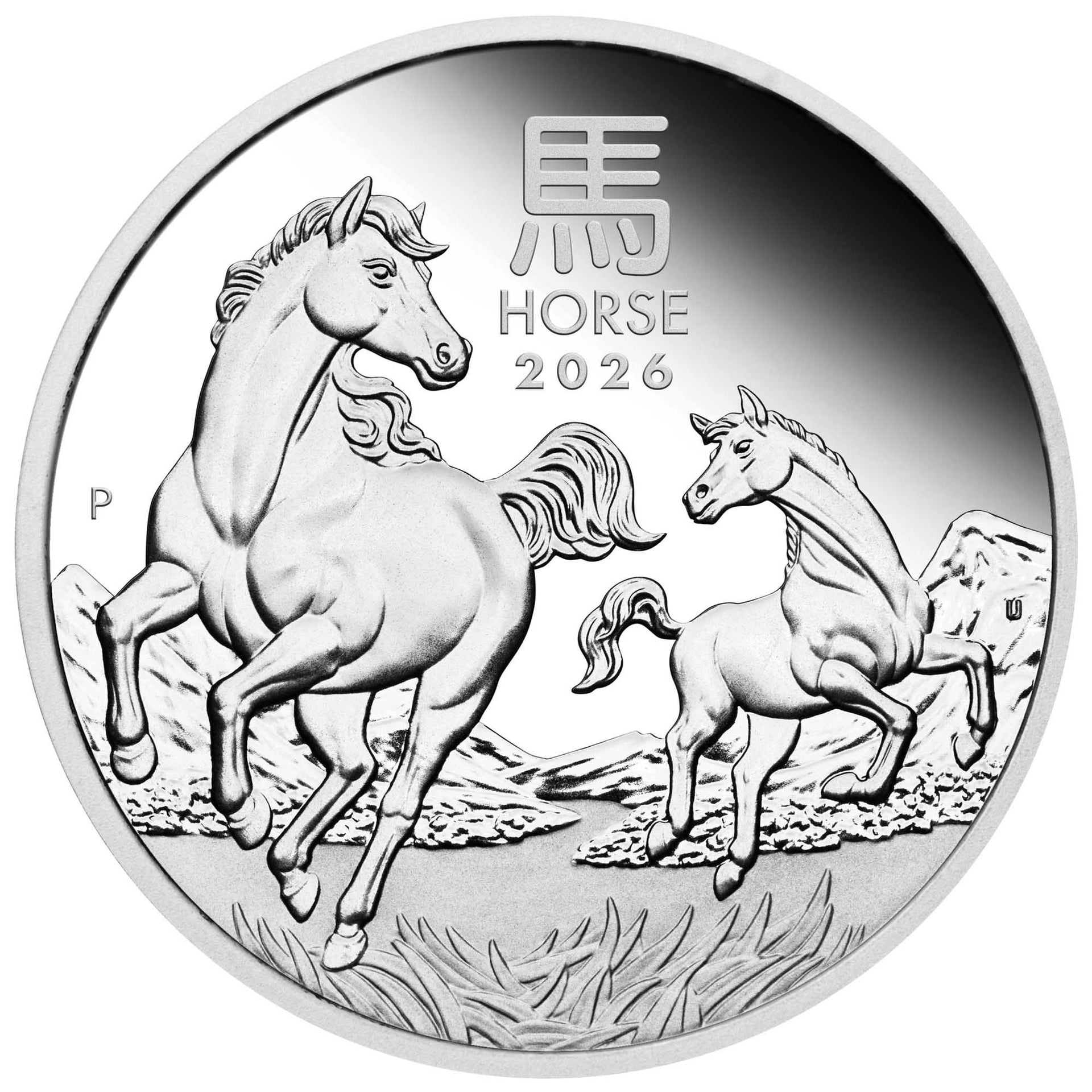 Coin 2026 Yot Horse 1 Oz Ag Proof