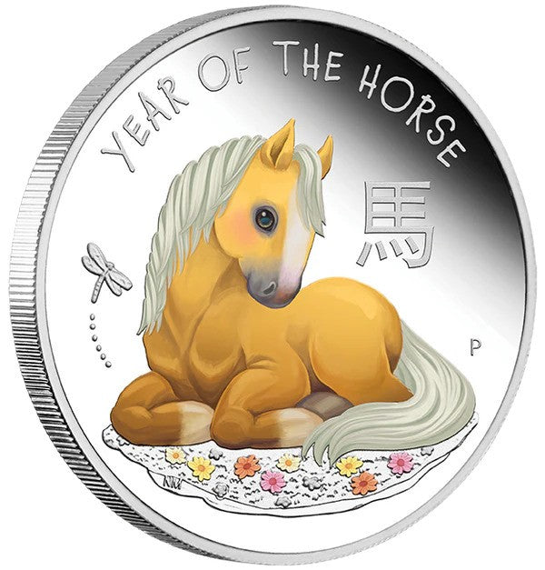 Coin Baby Horse 2026 1/2oz Silver Proof Coloured