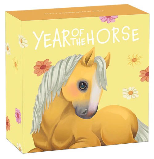 Coin Baby Horse 2026 1/2oz Silver Proof Coloured