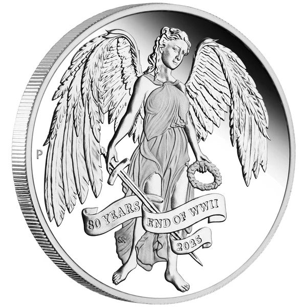 Coin 2025 $1 80Th Anniversary W-W-2 Winged Victory