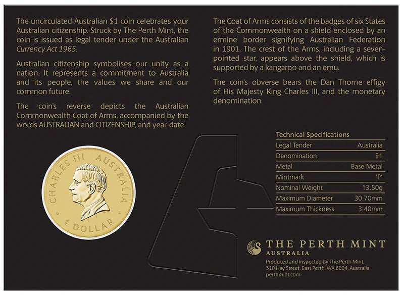 Coin 2026 Australian Citizenship $1 