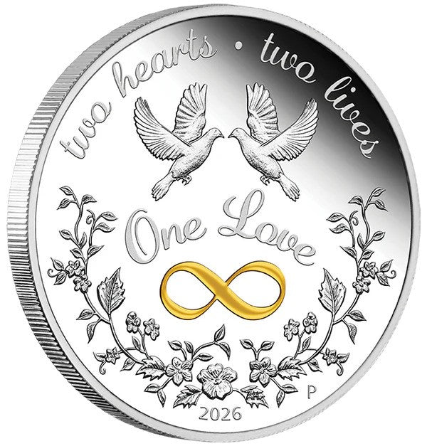 One Love 2026 1oz Silver Proof Coloured Coin