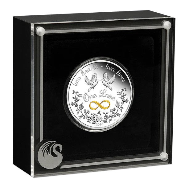 One Love 2026 1oz Silver Proof Coloured Coin