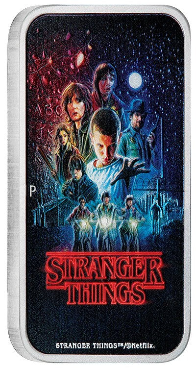 Coin Stranger Things - Season 1 2026 1oz Silver Coloured Rectangular