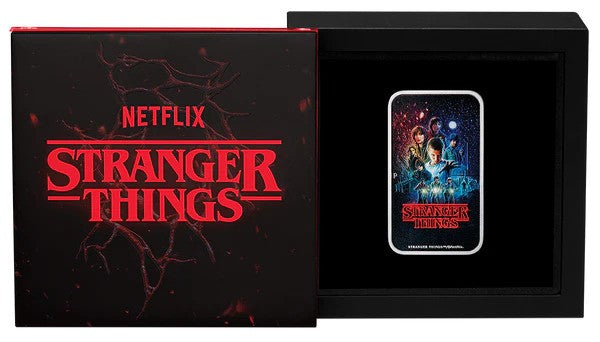 Coin Stranger Things - Season 1 2026 1oz Silver Coloured Rectangular