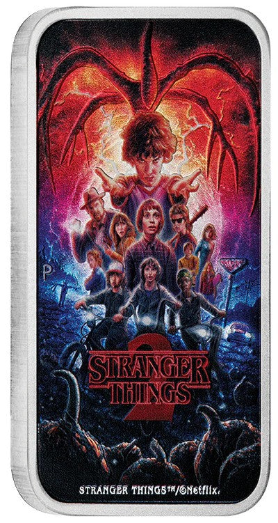 Coin Stranger Things - Season 2 2026 1oz Silver Coloured Rectangular