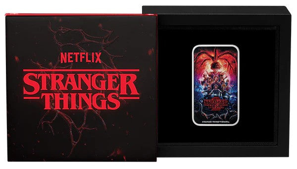 Coin Stranger Things - Season 2 2026 1oz Silver Coloured Rectangular