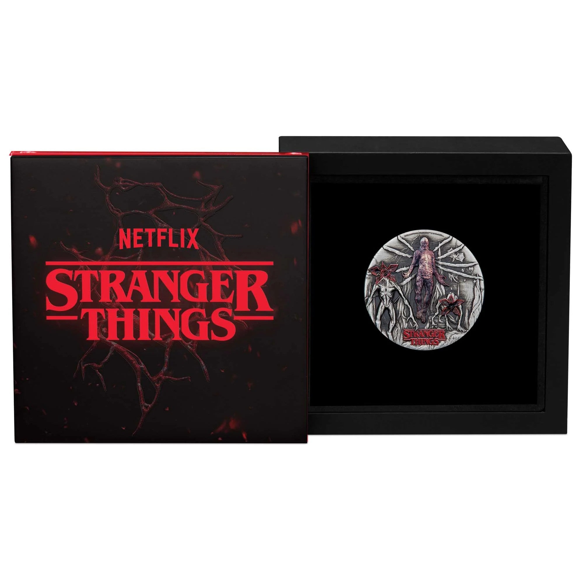 Coin Stranger Things Villains 2026 2oz Silver Antiqued Coloured