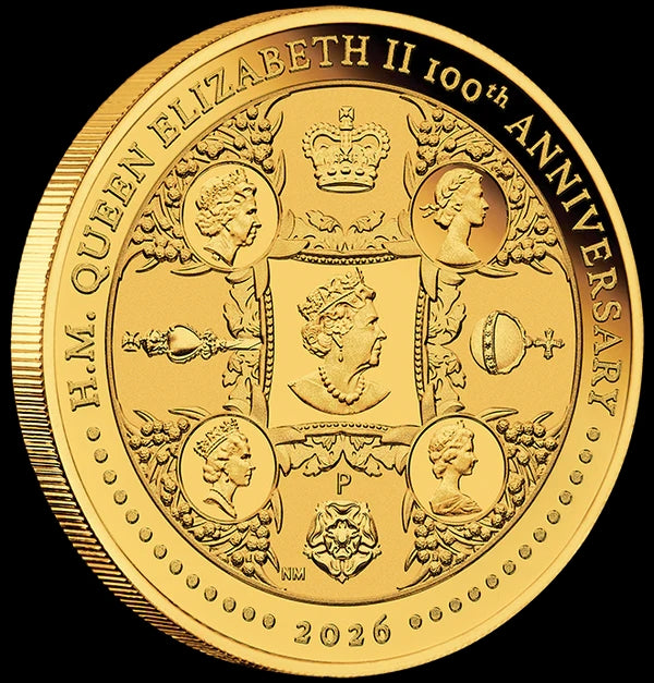 2026 HM Queen Elizabeth II 100th Anniversary 1/4oz Gold Proof Coin