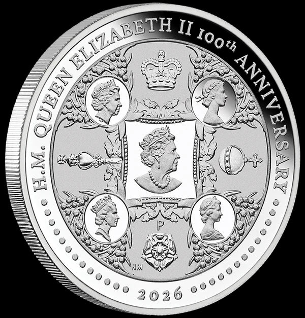 2026 HM Queen Elizabeth II 100th Anniversary 1oz Silver Proof Coin