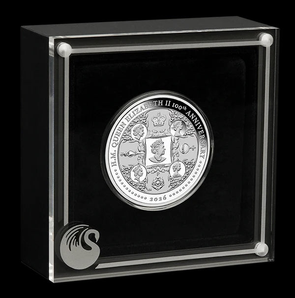 2026 HM Queen Elizabeth II 100th Anniversary 1oz Silver Proof Coin