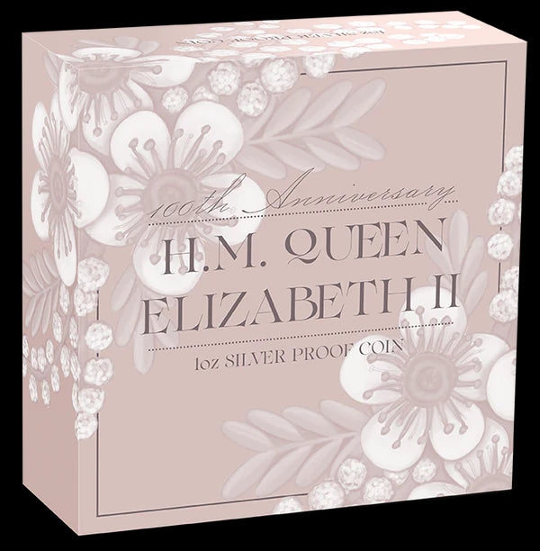 2026 HM Queen Elizabeth II 100th Anniversary 1oz Silver Proof Coin