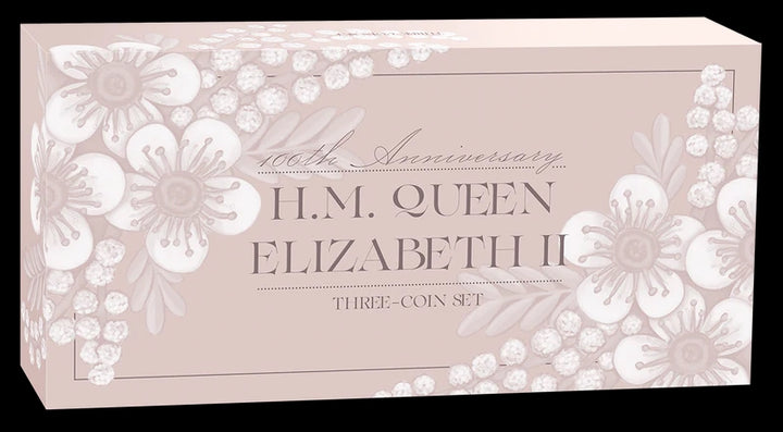 2026 HM Queen Elizabeth II 100th Anniversary 2026 1oz Silver 3 Coin Set