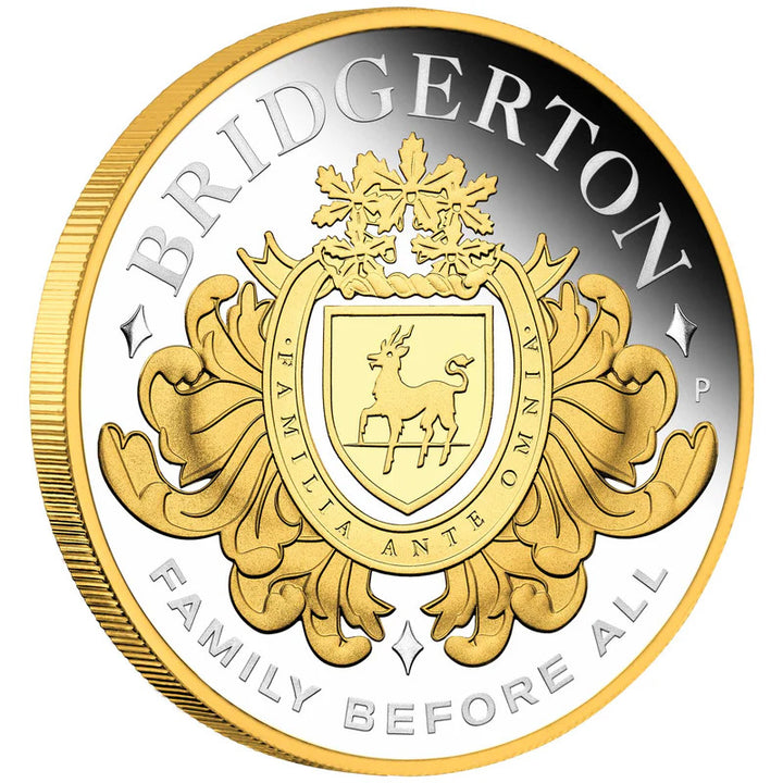 2026 House of Bridgerton 2oz Silver Proof Gilded Coin