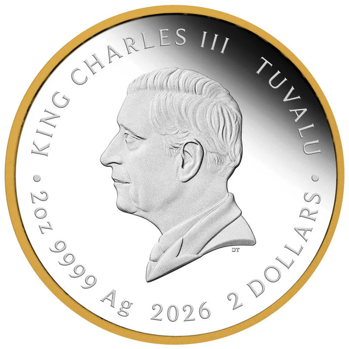 2026 House of Bridgerton 2oz Silver Proof Gilded Coin