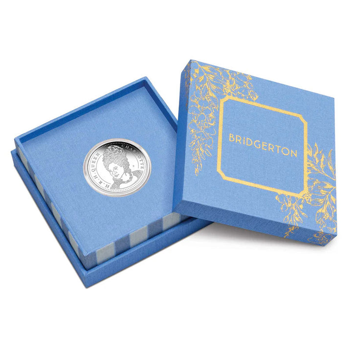 Bridgerton - Lady Whistledown 2026 1oz Silver Coloured Coin